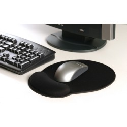 Mouse Pad ergonomic din spuma cu memorie + bila antistres